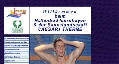 Desktop Screenshot of hallenbad-isernhagen.de
